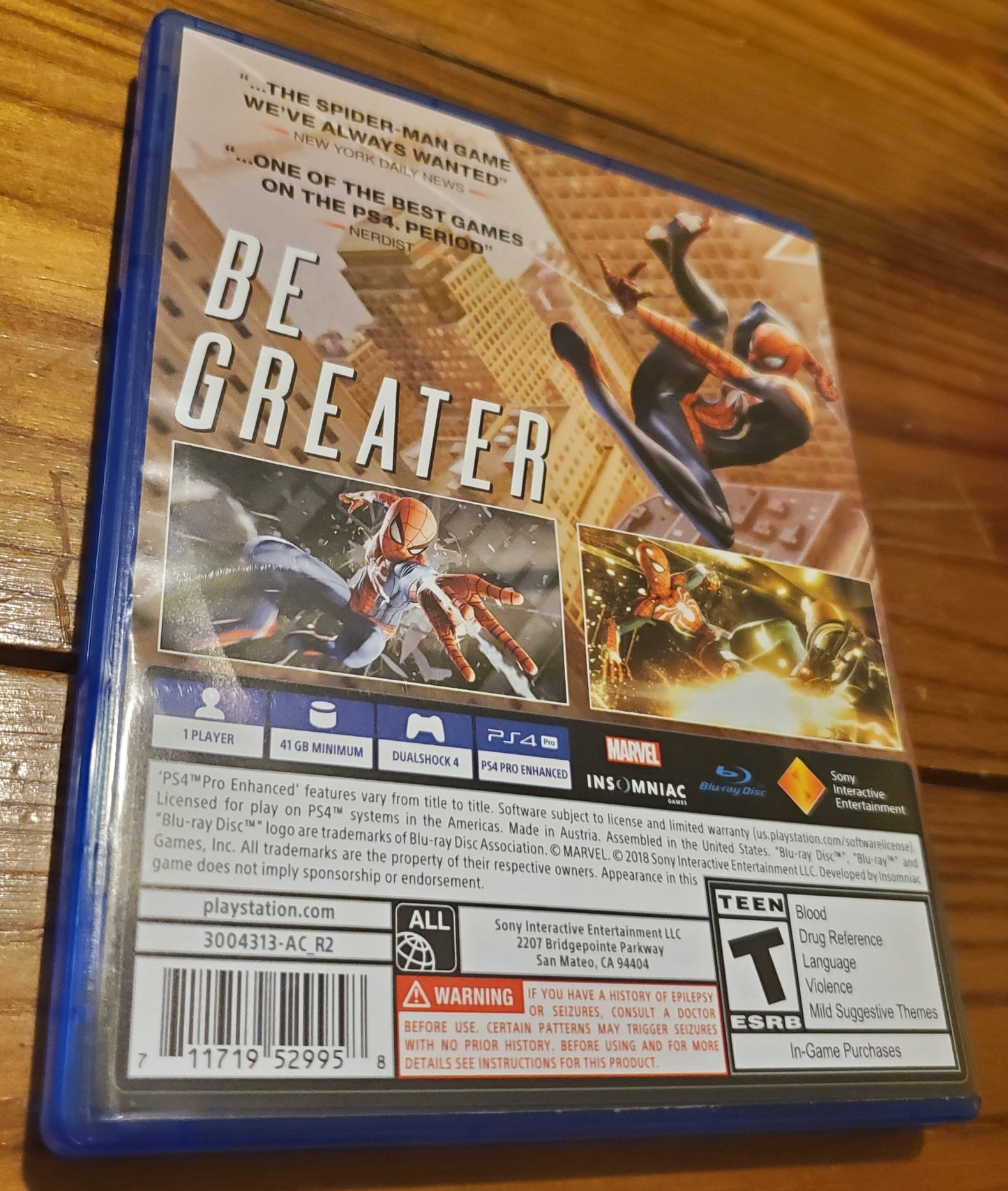 Spider-man Game of The Year Edition