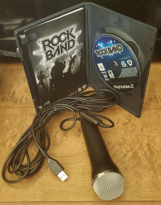 Rock Band microphone bundle PS2