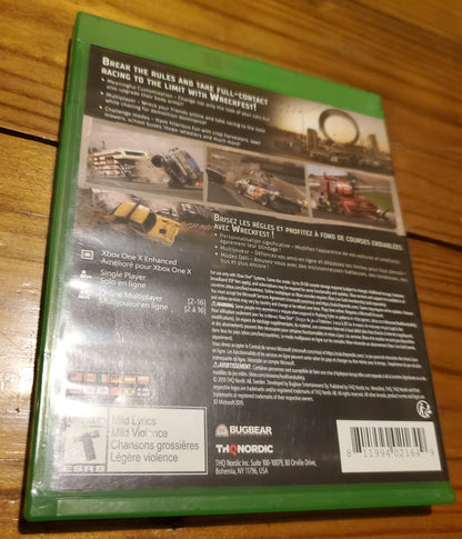 Wreckfest Xbox One
